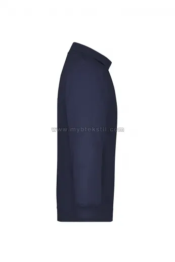 Lacivert Sweatshirt Yakalı Polo